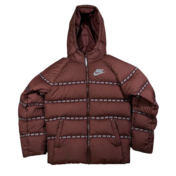 Nike Kids Puffer Hooded Down Jacket Unisex